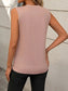 Blueberi B Women’s Round Neck Sleeveless Tank Rayon Polyester Size S-2XL