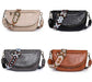 Callie Soft Vegan Leather Fold-Over Crossbody Sling Bag with Guitar Strap