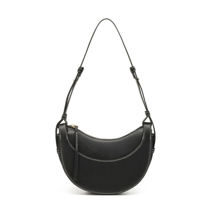 Alice Vegan Leather Crescent Crossbody Bag