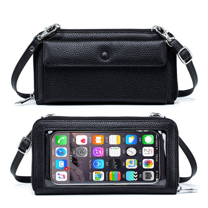 Ryann Genuine Leather Phone Wallet Crossbody Bag