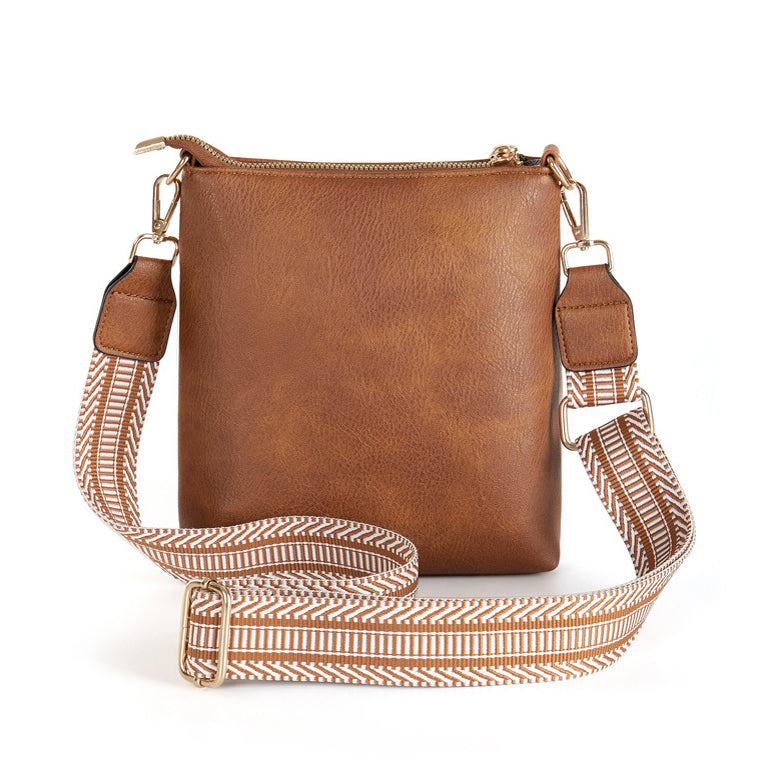 Danica Soft Vegan Leather Guitar Strap Crossbody Bag with Card Deck