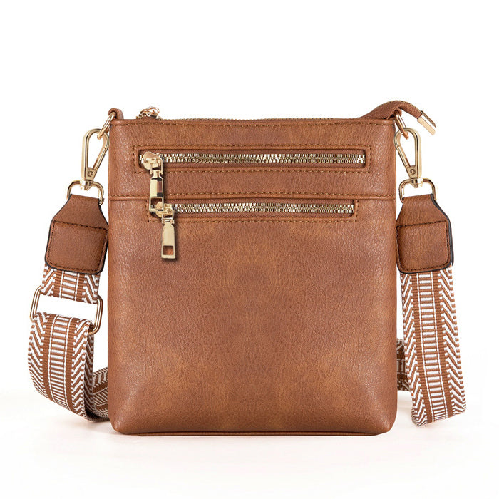 Danica Soft Vegan Leather Guitar Strap Crossbody Bag with Card Deck