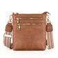 Danica Soft Vegan Leather Guitar Strap Crossbody Bag with Card Deck