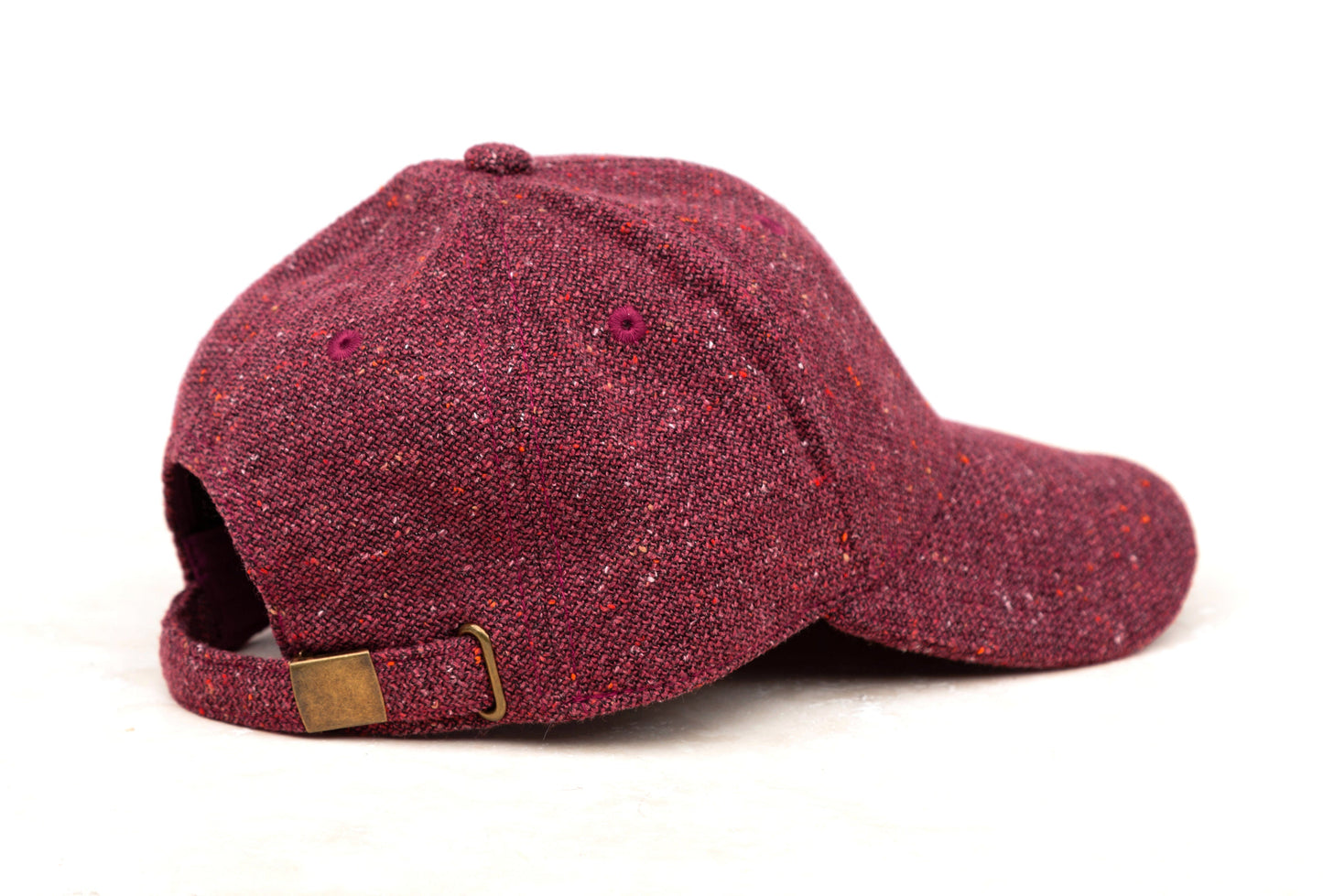 Vintage Tweed Structured Low Profile Adjustable Ball Cap | One Size