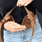 Millie Soft Vegan Leather Crescent Sling Bag