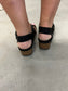 Very G Shayne Wedge Sandals - Vegan Faux Leather - Multiple Colors - Sizes 6-11