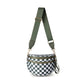 Frankie Oversized Water-Resistant Nylon Double Zip Crescent Sling Bag