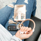 Gold Hardware Key Ring Wristlet Wallet Bracelet with Tassel & 5 Pockets | 4" x 3"