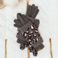 C.C® 100% Soft Acrylic Leopard Print 2-Piece Glove & Handwarmer Set | One Size
