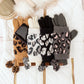 C.C® 100% Soft Acrylic Leopard Print 2-Piece Glove & Handwarmer Set | One Size