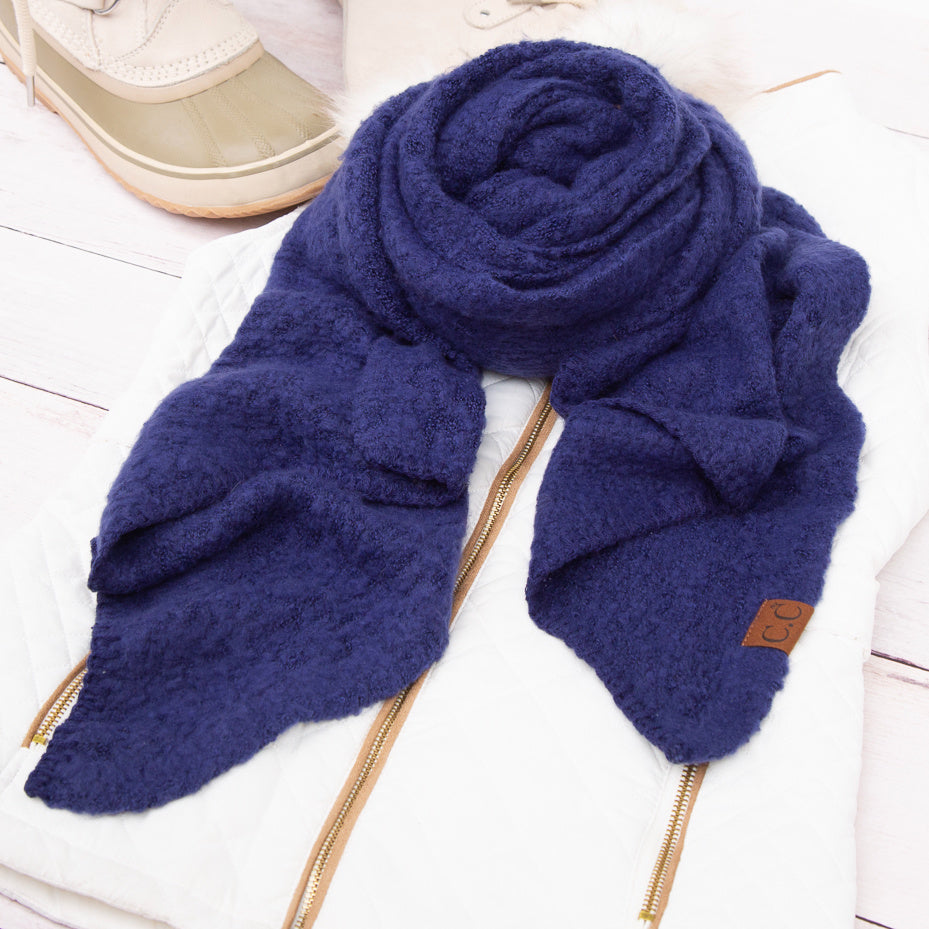 C.C® 100% Premium Polyester Ultra Soft Bias Cut Oblong Draped Scarf | 16.5" x 85"
