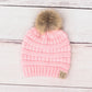 C.C® 100% Soft Acrylic Baby Faux Fur Pom Beanie | 3–12 Months
