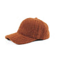 Boucle Sherpa Low Profile Structured Crown Velcro Closure Boyfriend Ball Cap | One Size Teen–Adult