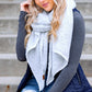 C.C® 100% Premium Polyester Ultra Soft Bias Cut Oblong Draped Scarf | 16.5" x 85"