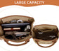 Clare Embroidered Tote | 100% Jute Exterior & Canvas Accents | 10.5 x 5.25 x 14.5 in