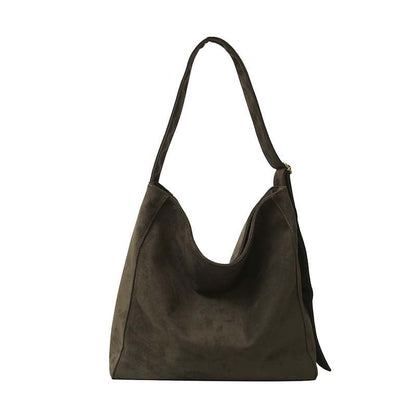 Meryl Adjustable Hobo Shoulder Bag | Vegan Suede, Cotton/Polyester Lining | 14.5 x 4.5 x 13.75 in