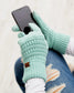C.C® 100% Soft Knitted Acrylic Touchscreen Compatible Knit Gloves | One Size Fits Most