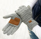 C.C® 100% Soft Knitted Acrylic Touchscreen Compatible Knit Gloves | One Size Fits Most