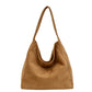 Miranda Oversized Hobo Shoulder Bag | Vegan Suede, Cotton/Polyester Lining | 15.25 x 4.5 x 13.75 in