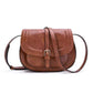Blair Vegan Leather Buckle Accent Fold-Over Structured Crossbody Bag