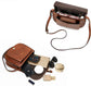 Blair Vegan Leather Buckle Accent Fold-Over Structured Crossbody Bag