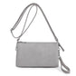 Liv Vegan Leather Convertible Compact Crossbody Wristlet Bag