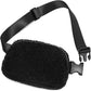 Lola Boucle Sherpa & Nylon Sling Crossbody Fanny Bag