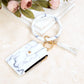 Gold Hardware Key Ring ID Wallet Zip Bracelet with Hidden Zipper Pocket & Tassel | 4" x 3"