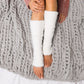 100% Buttery Soft-Spun Acrylic Eyelash Leg Warmers | 15" | One Size