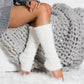 100% Buttery Soft-Spun Acrylic Eyelash Leg Warmers | 15" | One Size