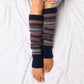 100% Soft Spun Acrylic Thick Knit Fair Isle Print Leg Warmers | 16" | One Size