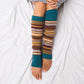 100% Soft Spun Acrylic Thick Knit Fair Isle Print Leg Warmers | 16" | One Size