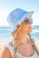 C.C® 70% Polyester 30% Viscose Terry Cloth Foldable Packable Bucket Hat | One Size