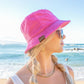 C.C® 70% Polyester 30% Viscose Terry Cloth Foldable Packable Bucket Hat | One Size