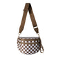 Frankie Oversized Water-Resistant Nylon Double Zip Crescent Sling Bag