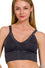 Zenana Ribbed Seamless Removable Padded Bra Top | 90% Nylon 10% Spandex | Sizes S/M, L/XL