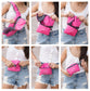 100% Polyester Nylon Packable Padded Strap Sling Bag with Storage Pouch | 8.5" x 3" x 17"