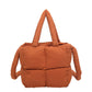 Jacie Quilted Puffer Polyester Nylon Crossbody Mini Tote Bag