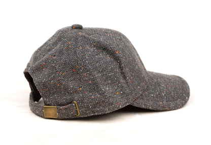 Vintage Tweed Structured Low Profile Adjustable Ball Cap | One Size
