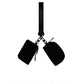 Easy-Wipe Nylon Clippable Dual Pouch Wristlet Wallet