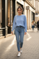 Crew Neck Long Sleeve Sweatshirt