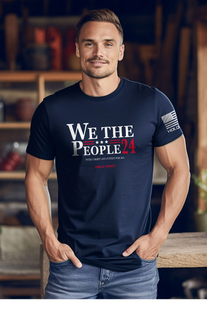 Kerusso Hold Fast Men's T-Shirt We The People 24 Cotton M-2XL