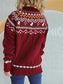 Blueberi B Women’s Cable-Knit Mock Neck Long Sleeve Sweater Polyester Acrylic One Size