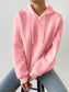 Blueberi B Women’s Drawstring Drop Shoulder Long Sleeve Hoodie Polyester Spandex Size S-2XL