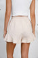 Blueberi B Women's Full Size Drawstring Ruffle Hem Shorts Cotton Size S-3XL