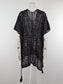 Blueberi B Women's Cutout V-Neck Cover-Up with Tassel Polyester One Size