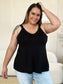 Basic Bae Women’s Full Size Lace Detail V-Neck Cutout Cami Rayon Spandex Size S-3XL