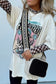 Blueberi B Women’s Checkered Mock Neck Long Sleeve Blouse Polyester Elastane Size S-XL