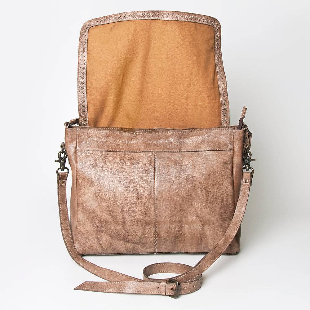 Never Mind by American Darling Full-Grain Leather Western Bag | 12" x 15" x 5"