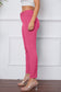Basic Bae Women’s Stretchy Stitch Pants Rayon Nylon Spandex Size S-3XL